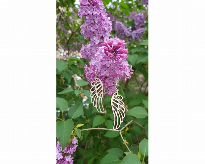 Náušnice andělská křídla