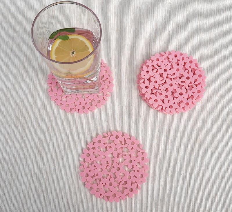 Barevné podtácky s věnováním