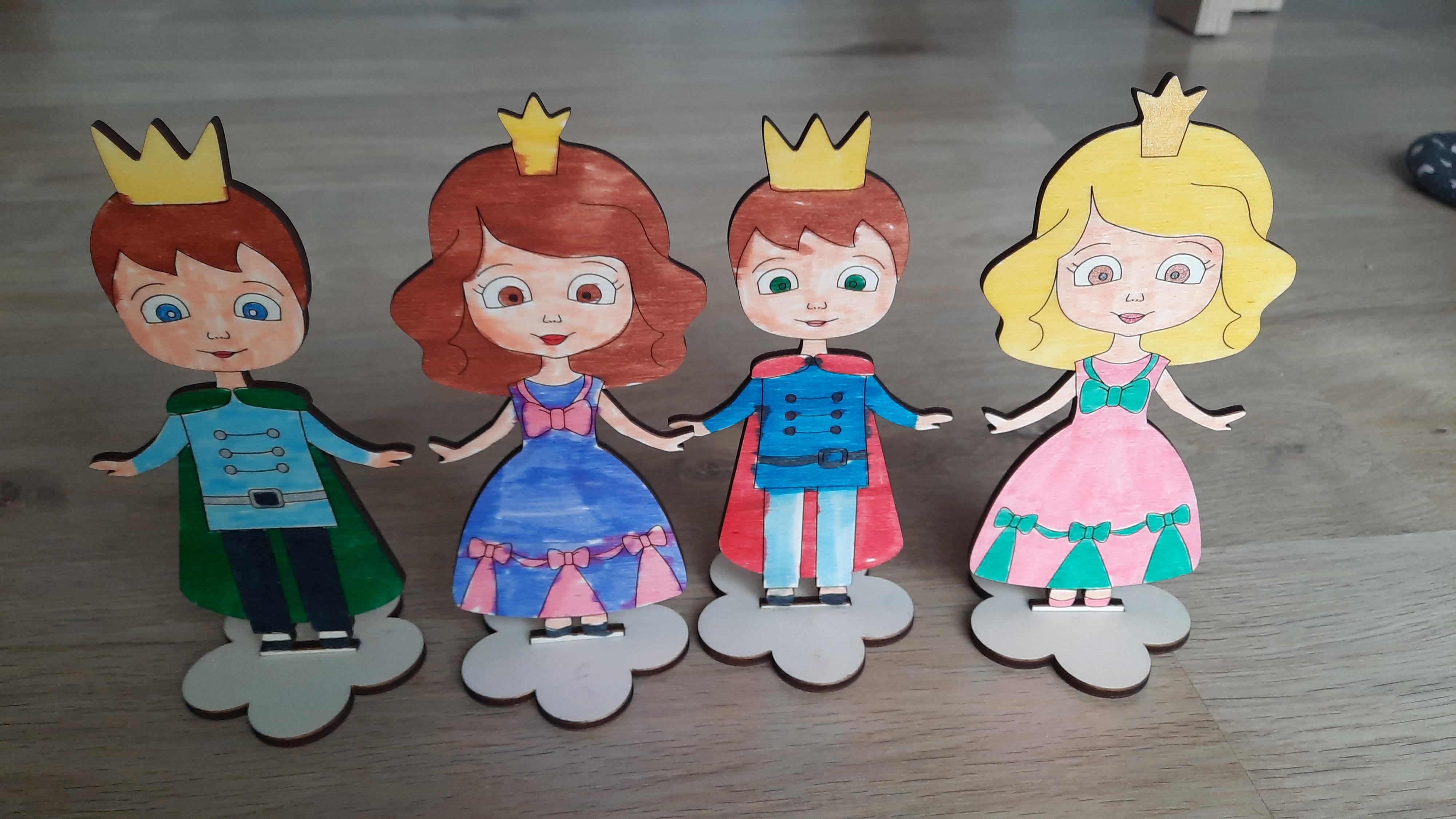 Princezna s princem k vymalování