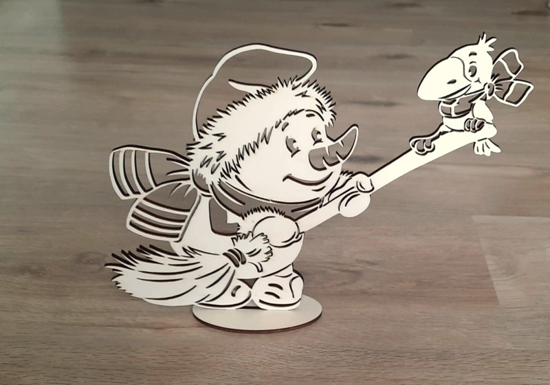 Sněhulák se stojánkem