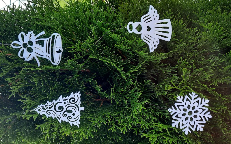 Sada vánočních ozdob