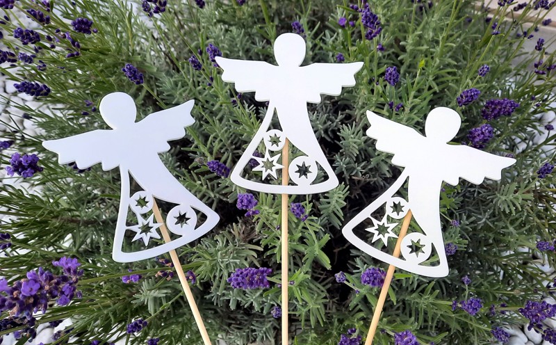 Sada zápichů andělé