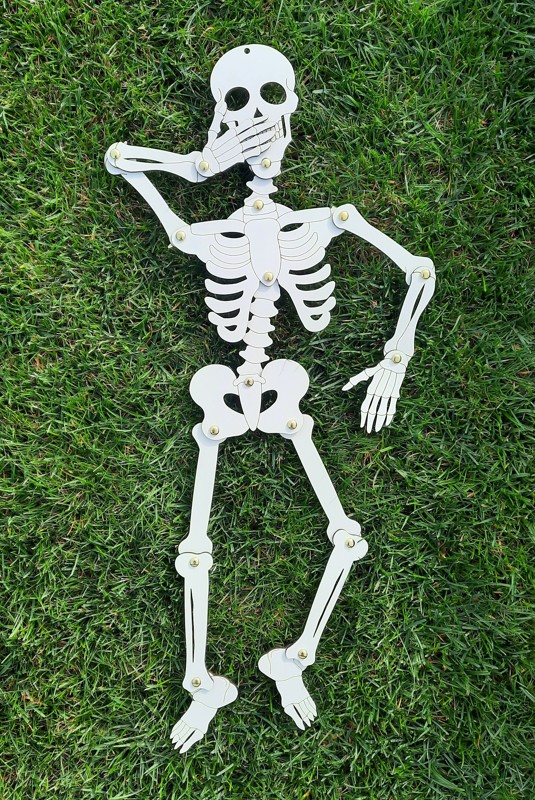 Dřevěný kostlivec