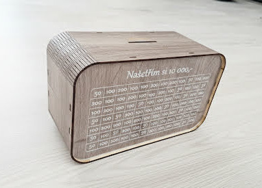 Pokladnička škrtací hnědá