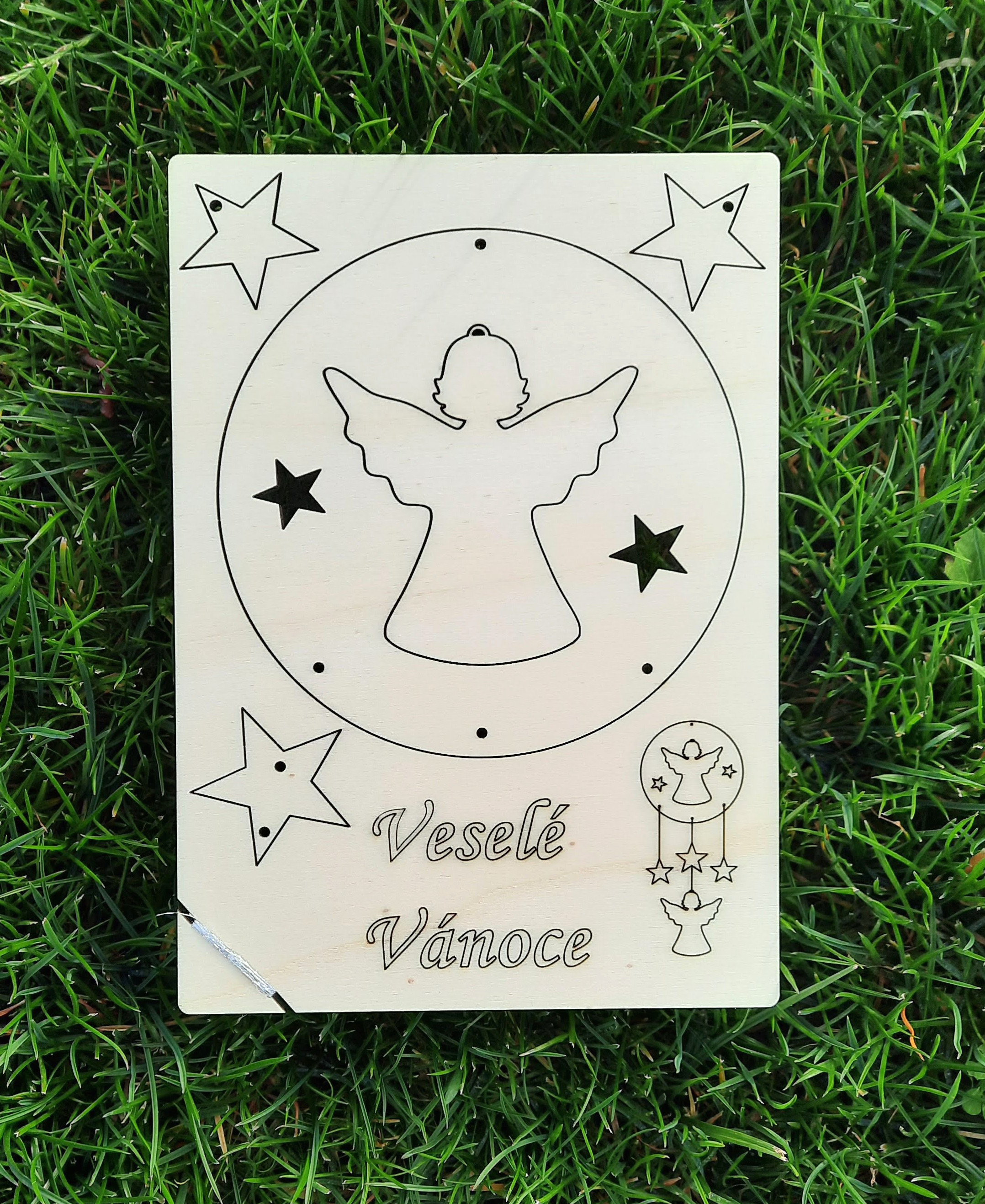 Vánoční ozdoba anděl