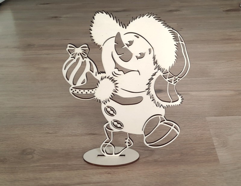 Sněhulák se stojánkem