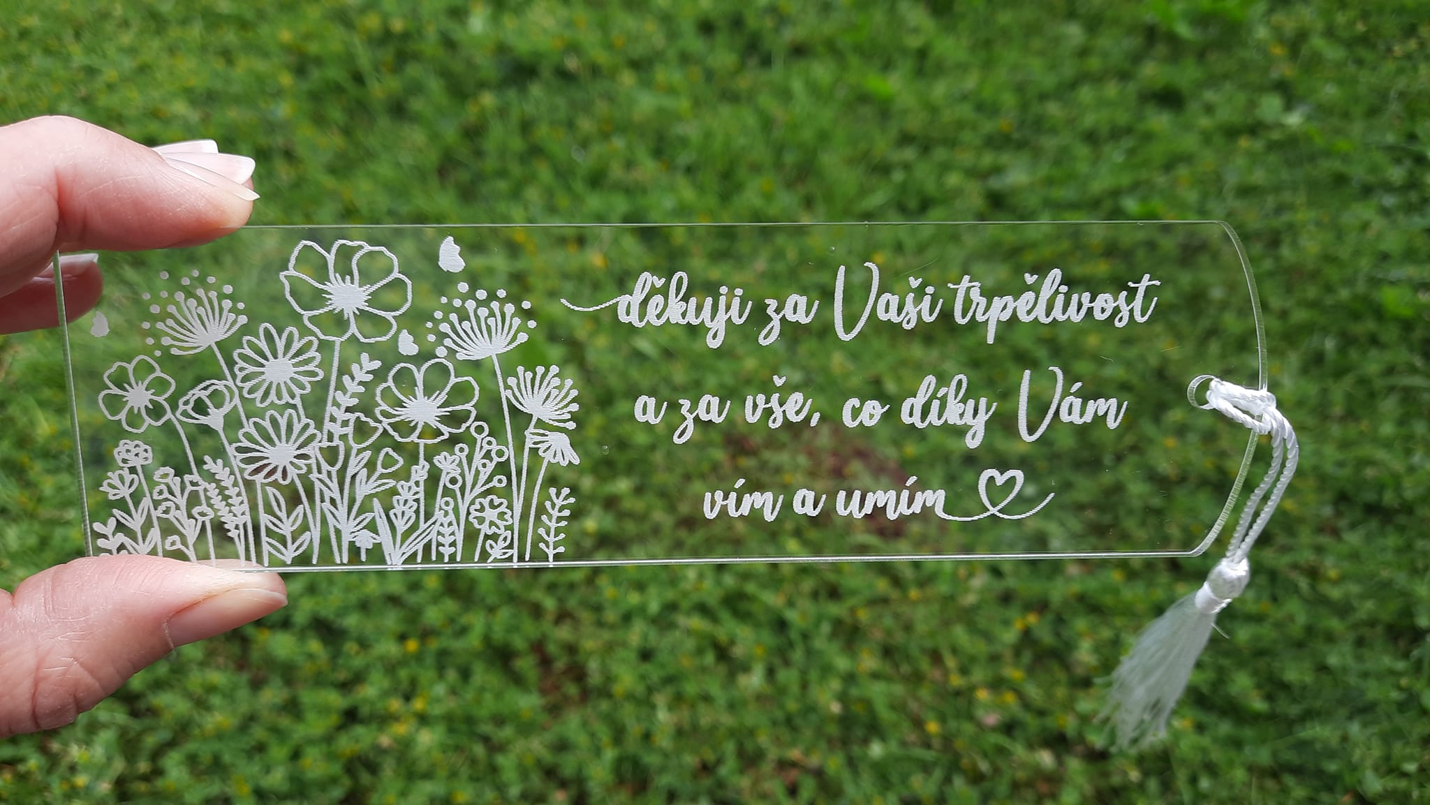 Záložka pro paní učitelku