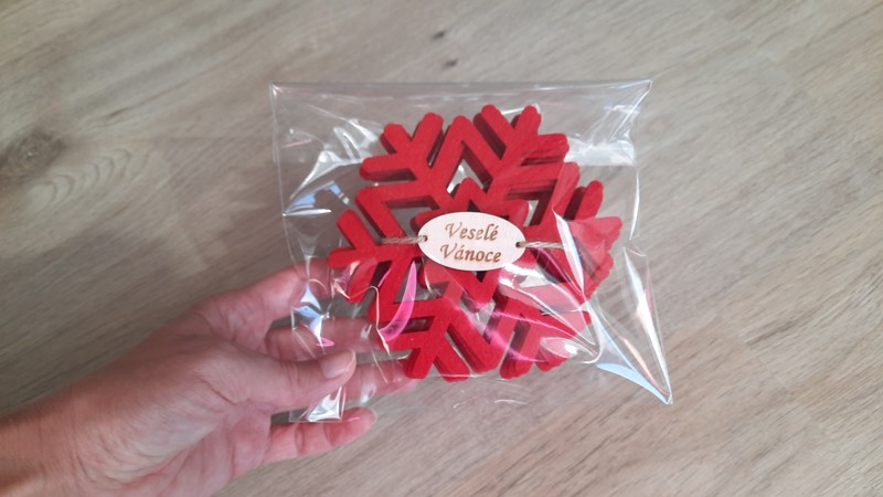 Dárková sada vloček z filcu