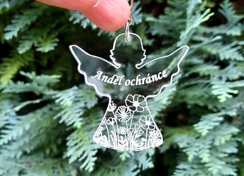 Klíčenka anděl