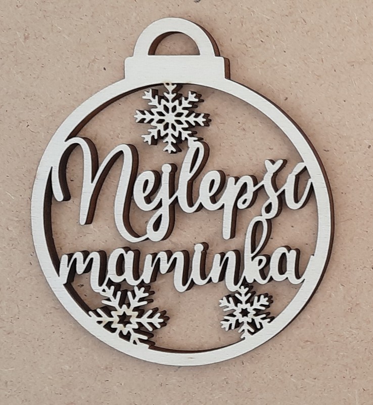 Baňka s nápisem