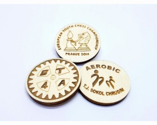 Placka s motivem - Topol