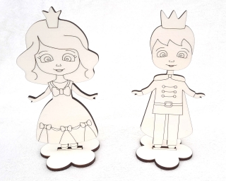 Princezna s princem k vymalování