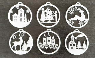 Sada vánočních ozdob