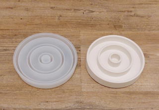 Silikonová forma kruh na svíčku